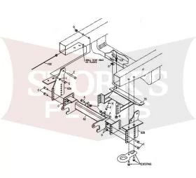 LTA05440 Boss Sport Duty HTX Plow Mount 1997-2003 Ford F150 F250LD