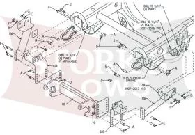 LTA09001B 2007+ GMC Chevy 1500 1/2 Ton RT3 Boss Plow Mount