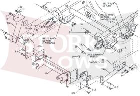 LTA09002C 07-19 GMC 1/2 Ton RT3 HTX Sport Duty Boss Mount