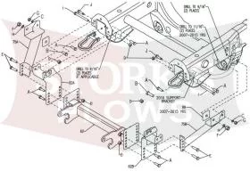 LTA09002C 07-19 GMC 1/2 Ton RT3 HTX Sport Duty Boss Mount