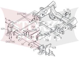 LTA09163B Boss RT3 Plow Mount 2009-2020 Ford F150