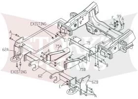 used plow mount boss snowplow