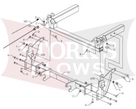 LTA09240B Boss Sport Duty / HTX Plow Mount 2005-2023 Toyota Tacoma 