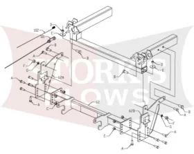 LTA09240 Boss Sport Duty / HTX Plow Mount 2005-2015 Toyota Tacoma 