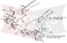 LTA09320 Boss RT3 Mount for 2008-18 Dodge 4500/5500