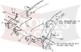 LTA09320 Boss RT3 Mount for 2008-18 Dodge 4500/5500