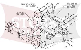 used boss plow mount 