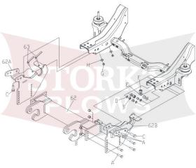 LTA10210 HD Boss RT3 Plow Mount 2017-2022 Ford Super Duty