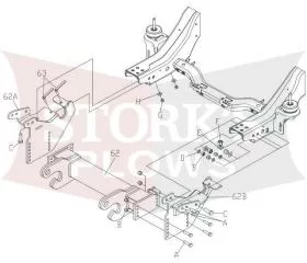 LTA10210 HD Boss RT3 Plow Mount 2017-2022 Ford Super Duty