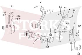LTA10350C Boss HD RT3 Plow Mount 2016-2024 Ford F650 F750