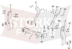LTA10350C Boss HD RT3 Plow Mount 2016-2024 Ford F650 F750