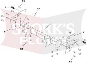 LTA10420 Boss Sport Duty / HTX Plow Mount 2016-2024 Nissan Titan XD