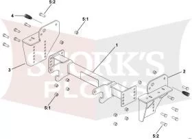 LTA10420 Boss Sport Duty / HTX Plow Mount 2016-2024 Nissan Titan XD