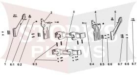 LTA16245C Boss HD Plow Mount 2019+ GMC 4500/5500/6500 International CV
