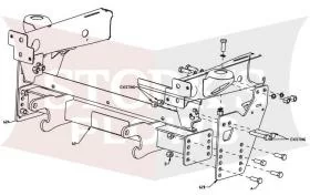 LTA18734 2015-2022 Chevy Colorado GMC Canyon RT3 HTX Sport Duty Boss Mount