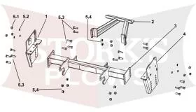 used plow mount boss snowplow