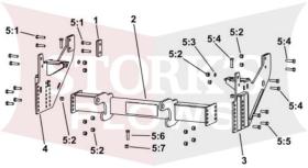 LTA25100 Boss RT3 2017-2022 Chevy LCF 3500/4500/5500 Plow Mount