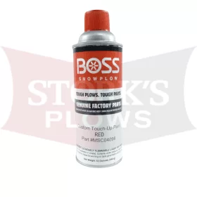 Boss Plow Red Enamel Spray Paint MSC04098