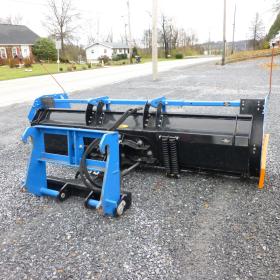 Used 10' Kage Snow Fire Plow / Pusher Box SK2011 SB120 JD 310 