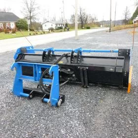 Used 10' Kage Snow Fire Plow / Pusher Box SK2011 SB120 JD 310 