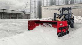 30716 16' Western Pile Driver 42" tall Trace Technology Steel Trip Cutting Edge Wheel Loader Pusher Box