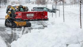 8'-14' x30" Western Pile Driver XL Boxx Hydraulic-Wing Trace Technology Skid Loader Pusher Plows Box 31108-1
