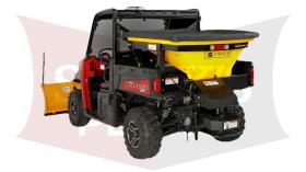 78601 11 Cu. Ft. Fisher Poly-Caster UTV Hopper Spreader