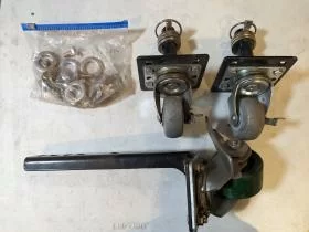 MSC09249 USED Like New Boss HTX Sport Duty Dolly Wheel Kit Straight Blade