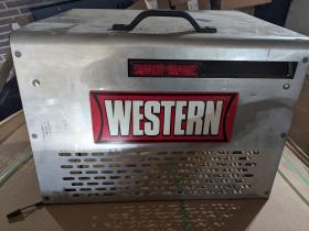 94951 Western Stainless Steel Salt Spreader Gas Engine Cover Ice-breaker