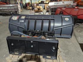 Straight blade SnowEx Skid Steer Snow Plow Heavy Duty Bobcat John Deere Loader 7.5, 8, 8.5, 9
