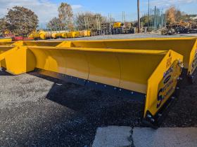 New Arctic LD-13' Sectional Sno-pusher Skid steer Pusher Box ( Yellow ) 