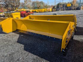 New Arctic LD-10.5' Sectional Sno-plow Skid steer Pusher Box ( Yellow ) 