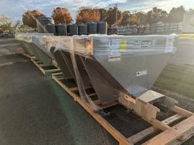 New 4 Yard 9' Stainless Saltdogg Hydraulic Auger Salt Spreader In Bed Hopper salter
