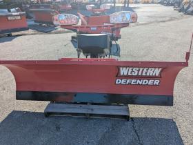 Like New 6'8" Western Defender Light Duty Plow SUV Personal Snow Plow 