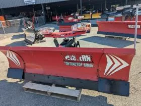 USED Western Wide-Out (8-10') Steel Ultramount Snow Plow Contractor Grade
