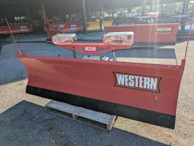 Used Western HTS Half-Ton 7 1/2 Steel Snow Plow Ultramount F150 1500 Chevy Dodge