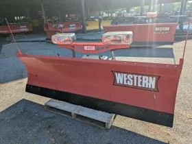 Used Western HTS Half-Ton 7 1/2 Steel Snow Plow Ultramount F150 1500 Chevy Dodge
