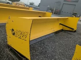 Used 86180 12'Fisher Storm Boxx Steel Trip Cutting Edge Wheel Loader Pusher Box
