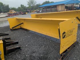 Used 86185 14' Fisher Storm Boxx Steel Trip Cutting Edge Wheel Loader Pusher Box