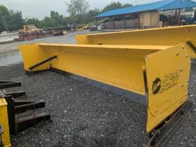 Used 86185 14' Fisher Storm Boxx Steel Trip Cutting Edge Wheel Loader Pusher Box