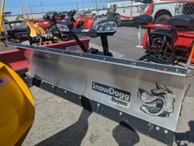 NEW DEMO 9' Snowdogg Stainless Steel EX90 MDII Plow Truck Snow Plow Buyers