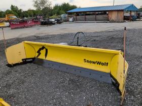 Used QP-126 Snowwolf Quattro wing Plow Pusher 126"