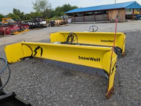Used QP-138 Snowwolf Quattro wing Plow Pusher 138" 