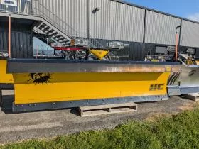 Like New 10' Fisher  HC Contractor Heavy Duty Straight Blade Plow