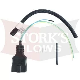 27063 Western Fisher 3 Pin Control Harness Repair End 3 Plug Truck Side 26345