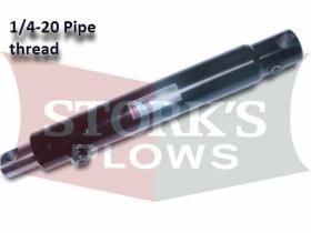 64297 Pipe thread Factory Fisher EZ-V Western MVP Plow  2x10 Dual Acting Angling Cylinder 1" Hole 56709