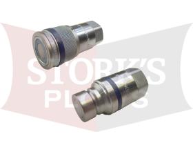 SA57893 Aftermarket Skid Steer Plow Quick Disconnect Hydraulic Couplers Western Fisher SnowEx 