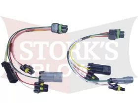 HB3/HB4 Headlight Adapter 99-02 Chevy / GMC Blizzard 62014 Curtis 1HL8  Hiniker 38813046 Airflo 07196 Arctic Razorback