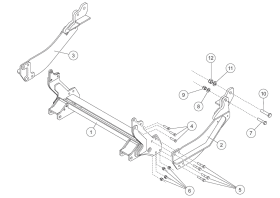33303 Western Ultramount Commercial Mount 2022-2024 International MV SnowEx