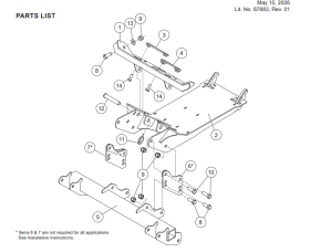 35174 Can-Am Defender HD11 UTV Mount Kit Western Fisher SnowEx